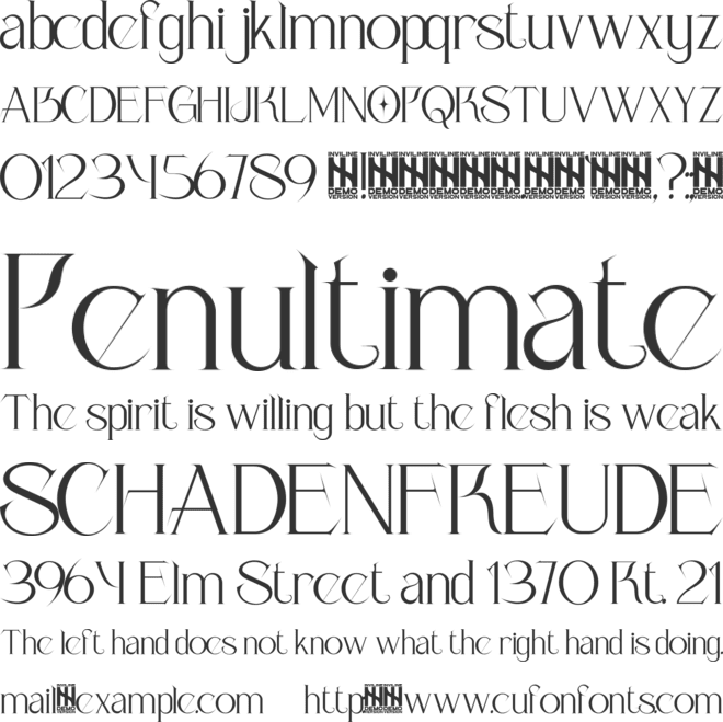 Butterfly Font font preview