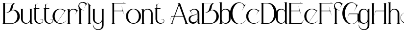 Butterfly Font font
