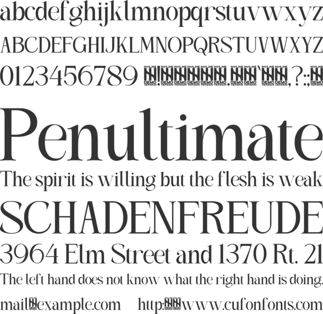 Eleonore Font font preview