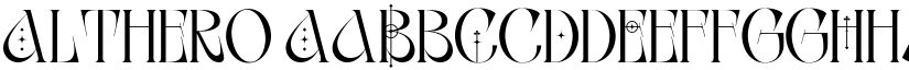 Althero font