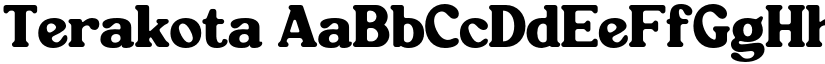 Terakota font