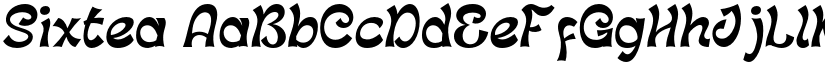 Sixtea font download