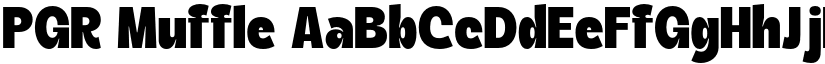 PGR Muffle font