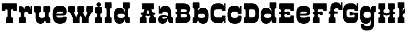 Truewild font download