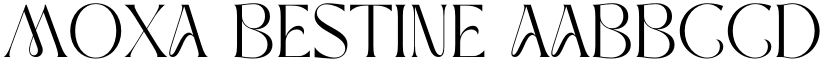 MOXA Bestine font download