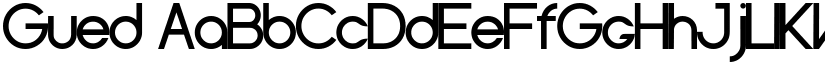 Gued font download