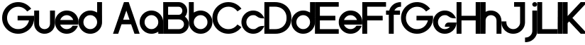 Gued font