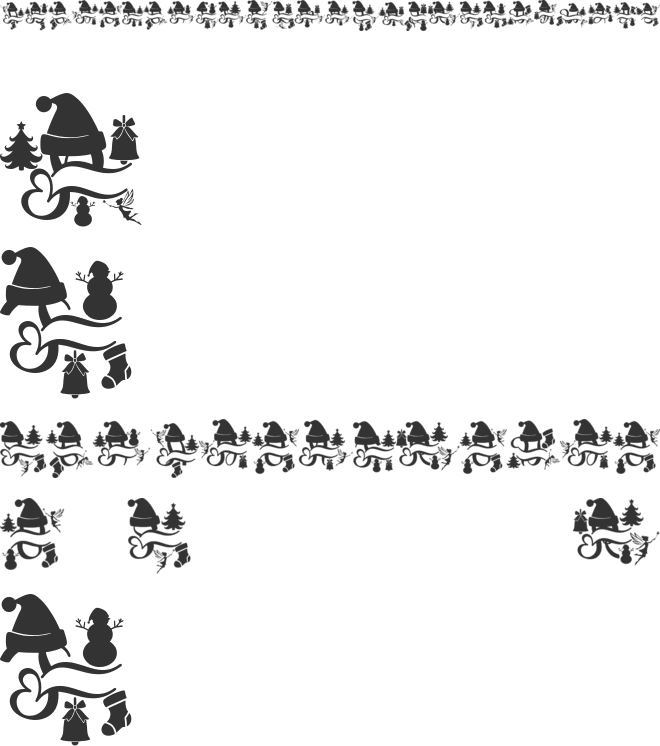 Romantic Christmas Monogram font preview