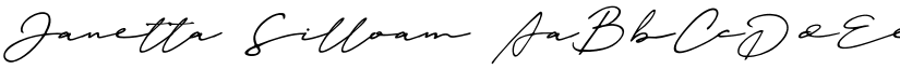 Janetta Silloam font download