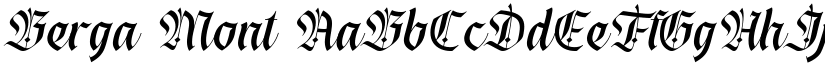 Berga Mont font