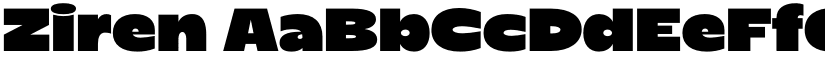 Ziren font