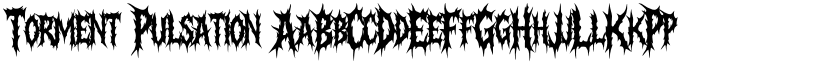 Torment Pulsation font