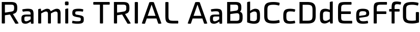 Ramis TRIAL font