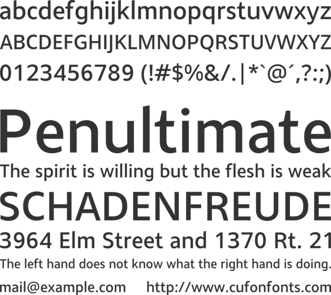 Zahir Arabic TRIAL font preview