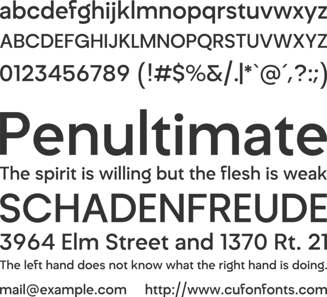 Tafkir TRIAL font preview