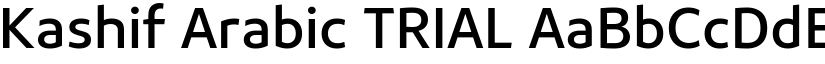 Kashif Arabic TRIAL font
