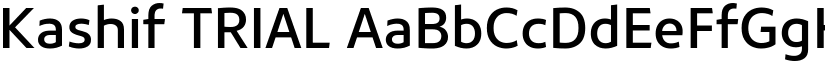 Kashif TRIAL font