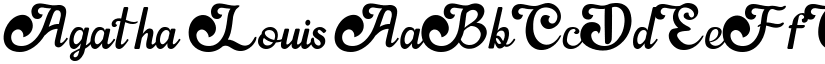 Agatha Louis font