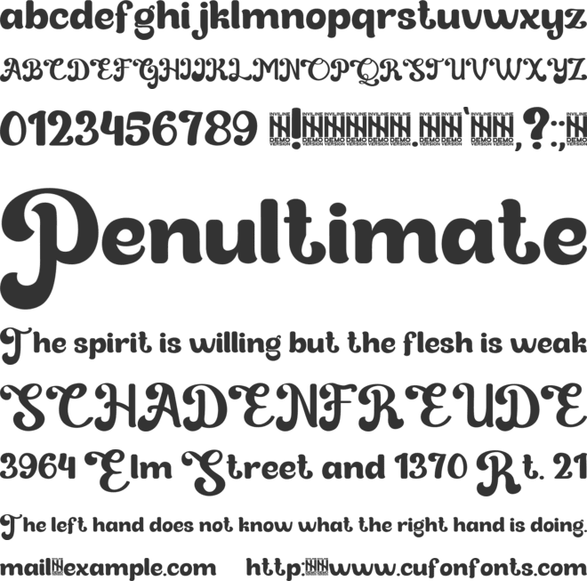 Loyal Pup font preview
