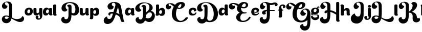 Loyal Pup font download