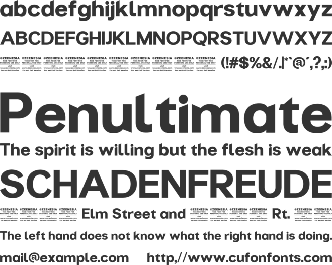 Perfect Barista Personal Use Only font preview