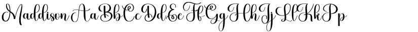Maddison font download