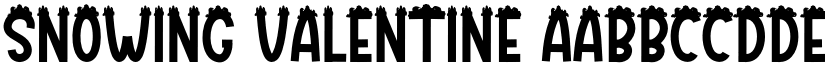 Snowing Valentine font