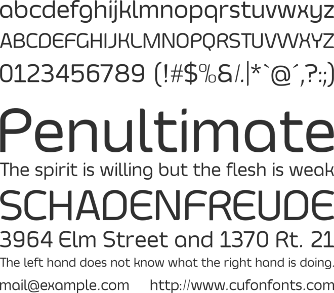 Smoolthan font preview
