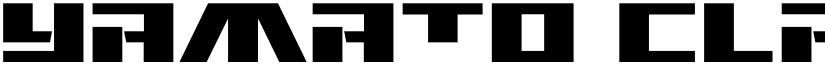 Yamato Class Bold font