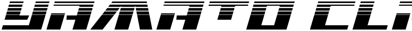 Yamato Class Halftone Italic font