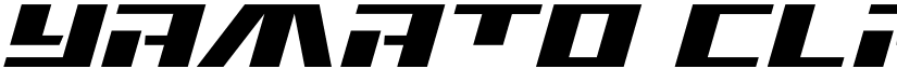 Yamato Class Italic font