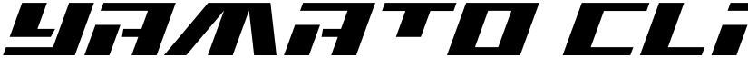 Yamato Class Super-Italic font