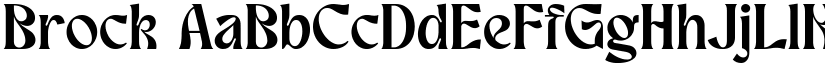 Brock font download