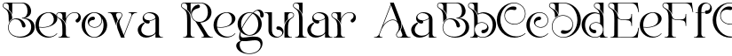 Berova Regular font