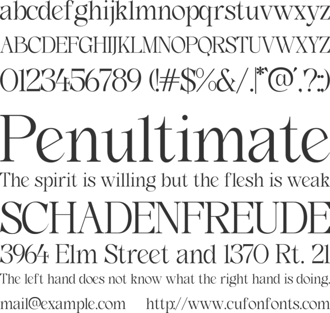 DKS Hillant - Personal Use font preview