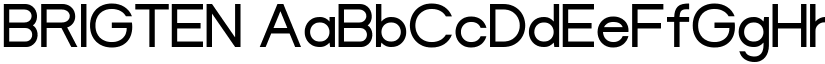 BRIGTEN font