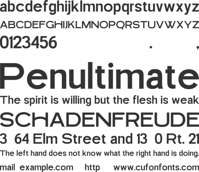 Emasline Goldenstone font preview