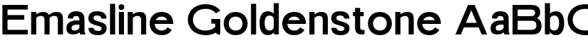 Emasline Goldenstone font