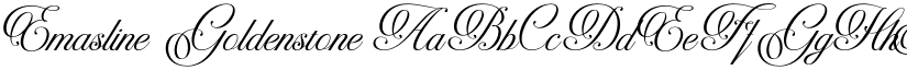 Emasline Goldenstone font