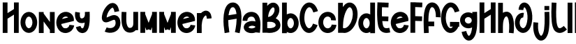 Honey Summer font