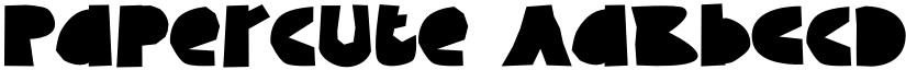 Papercute font download
