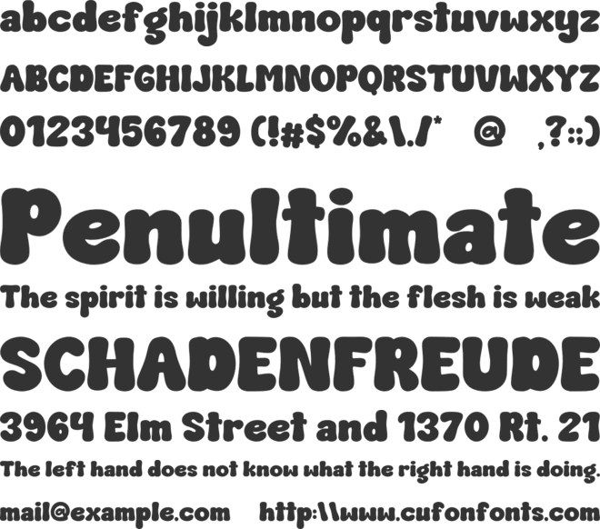 December Celebrate font preview