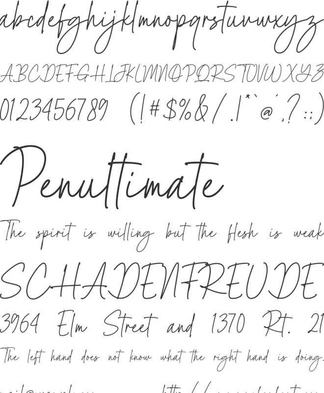 Golden Storyline font preview