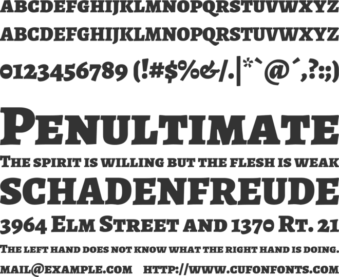 Alegreya SC font preview