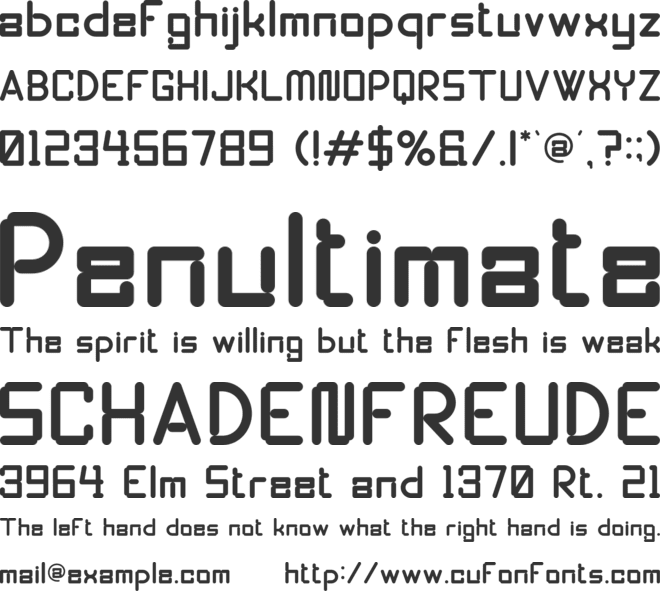 Riluxes font preview
