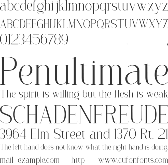 Solvera Lorvane font preview