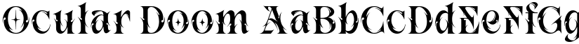 Ocular Doom font download