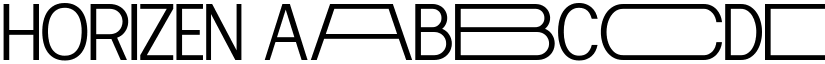 HORIZEN font