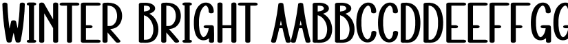 Winter Bright font