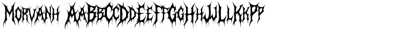 Morvanh font download